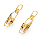 Load image into Gallery viewer, Mercury Valor Long Earrings  | Gold Finish
